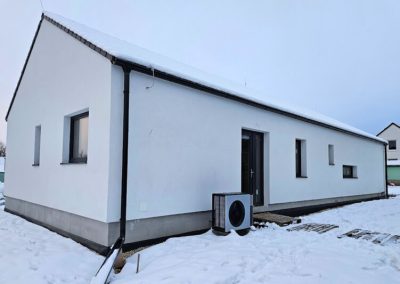 Tepelné čerpadlo v novostavbe okres Trebišov
