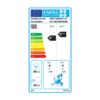 Energetický štítok pre tepelné čerpadlo Toshiba HWT-601HW-E + HWT-601XWHM3W-E